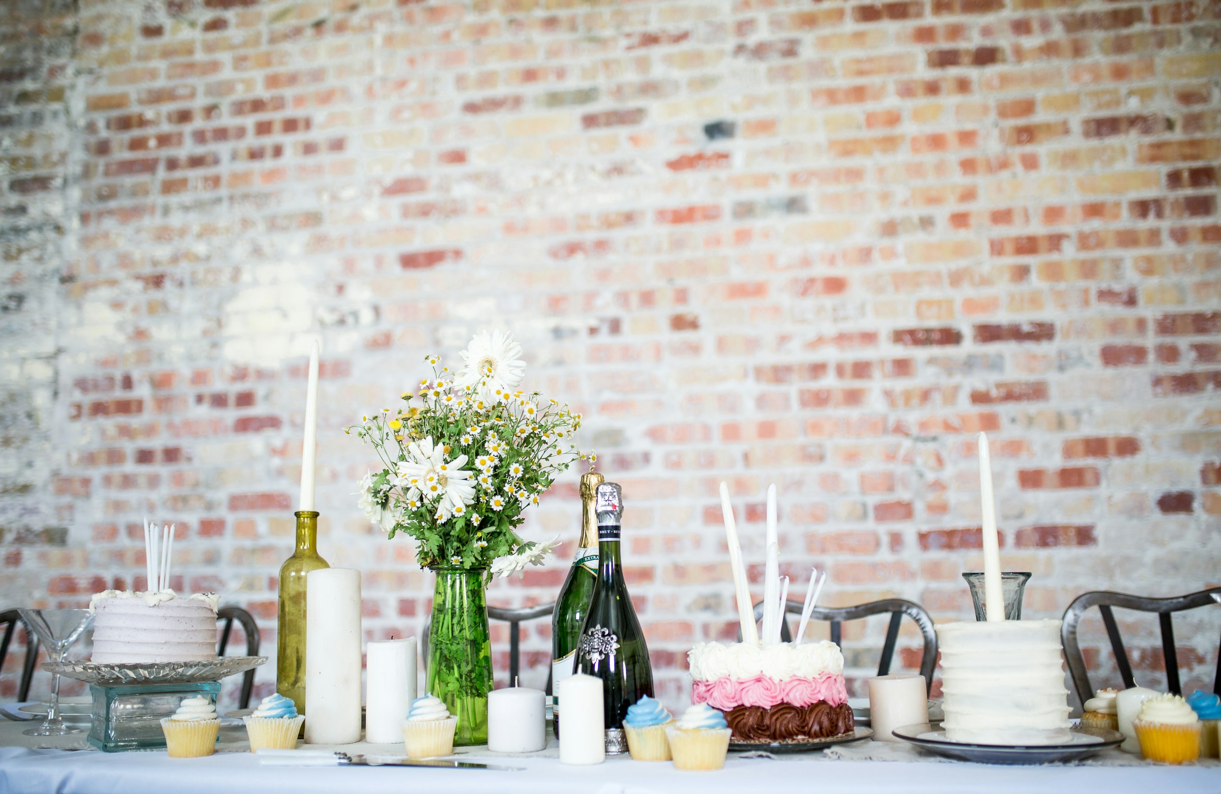 Private event with intimate floral arrangements